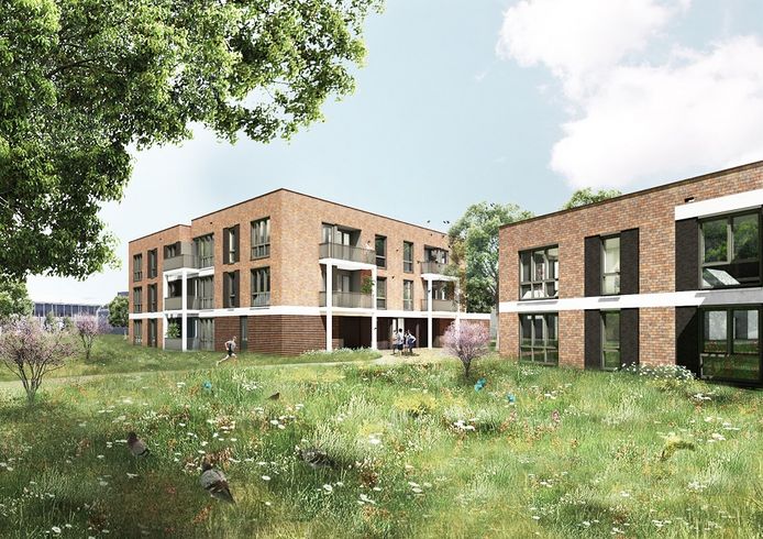 De 9 appartementen op de begane grond gaan naar 55-plussers die in Waalre in een eengezinswoning van Woonbedrijf of een andere woningcorporatie huren.