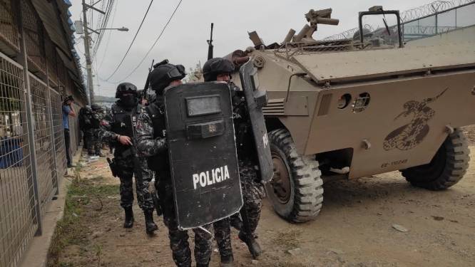 Leger en politie moeten orde herstellen in gevangenissen Ecuador