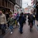 De voetganger laat met zich sollen