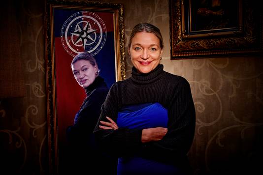 Stella Bergsma, in het tv-programma De Verraders.