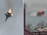 Russische Su-27-straaljager stort bij de Krim in zee