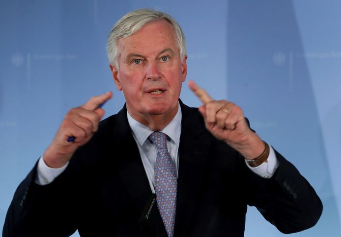 De Europese hoofdonderhandelaar Michael Barnier.