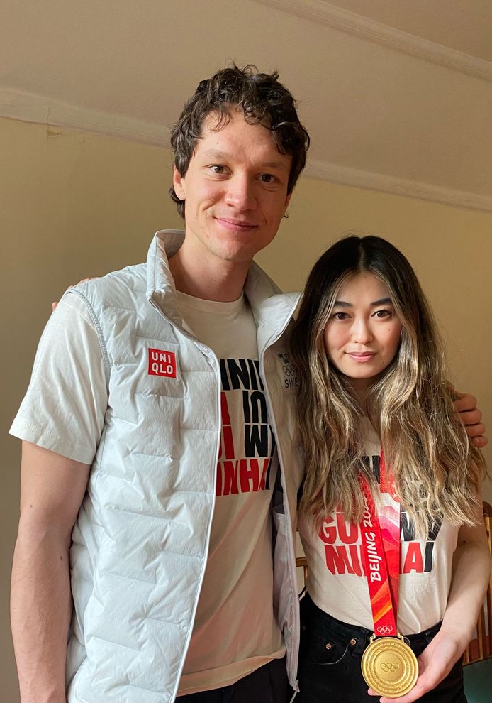 Nils van der Poel en Angela Gui.