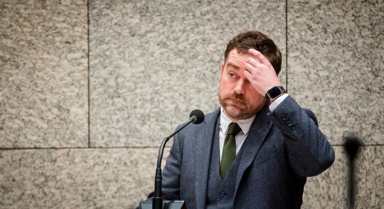 VVD'er Klaas Dijkhoff in de Tweede Kamer. Beeld anp