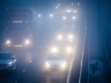 Dichte mistbanken in westen en noorden van het land, lokaal gladde wegen