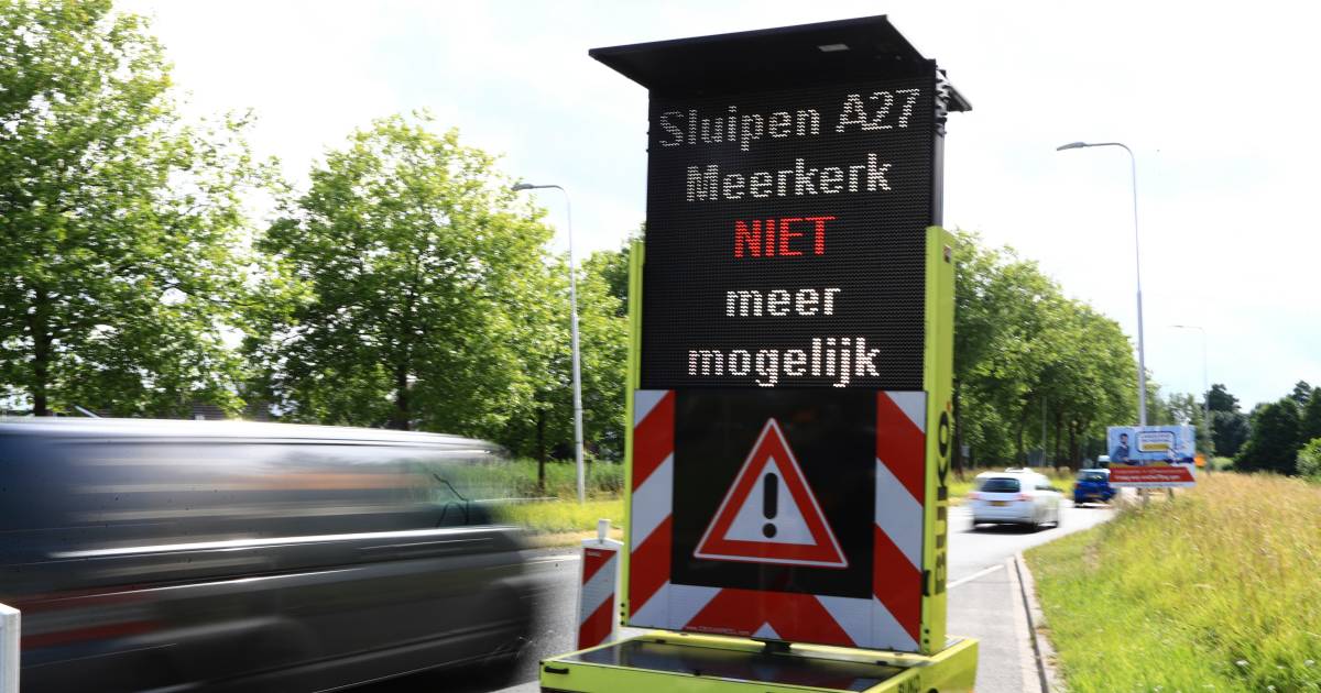 Inrijverbod sluipverkeer bij buurtschap Achthoven geschrapt, wethouder toch tevreden over effect ver