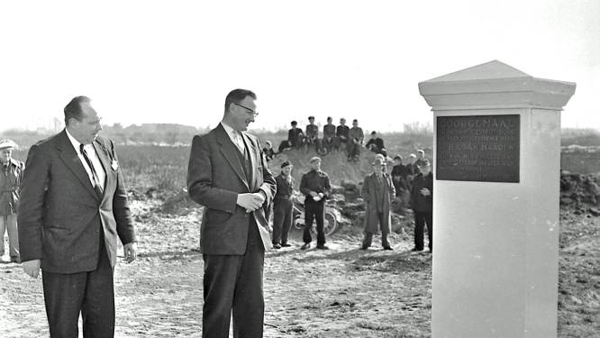 Wie nam er in 1957 een kijkje bij de onthulling van het Goorgemaal in Maarheeze?