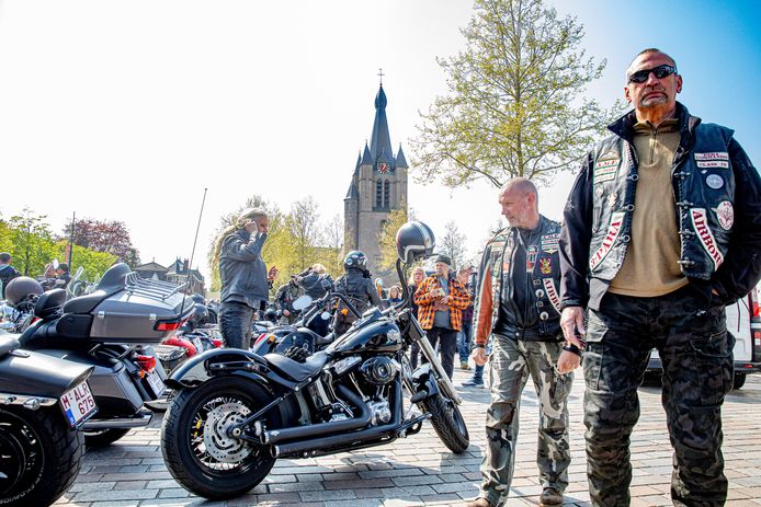 In Valkenswaard was het American Bike Day tijdens Koningsdag.