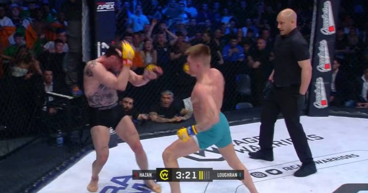 What a fighting machine: Caolan Loughran spectacularly defends the title belt and throws The Irishman in Rome |  More sports