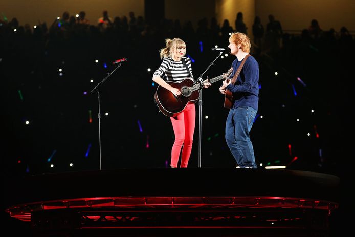 Taylor Swift en Ed Sheeran