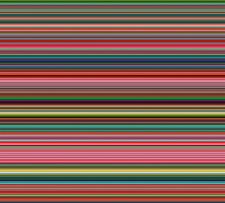 Strip, 2011 Beeld Gerhard Richter 2017 Private Collection