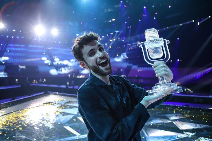Duncan Laurence na het winnen van het Songfestival in 2019.