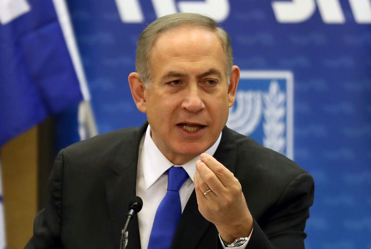 De Israëlische premier Benjamin Netanyahu. Beeld AFP