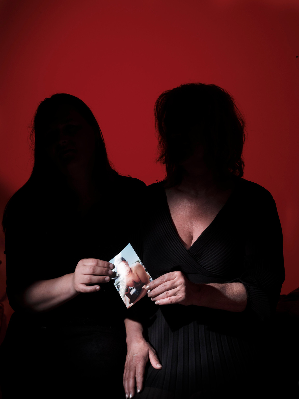 De moeder en zus van een