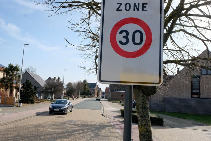 Ook in een zone 30 reed de dertiger te snel.