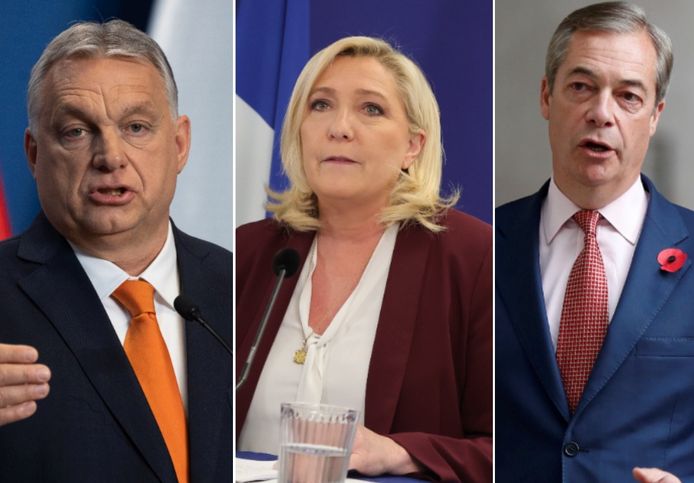 Orban, Le Pen, Farage