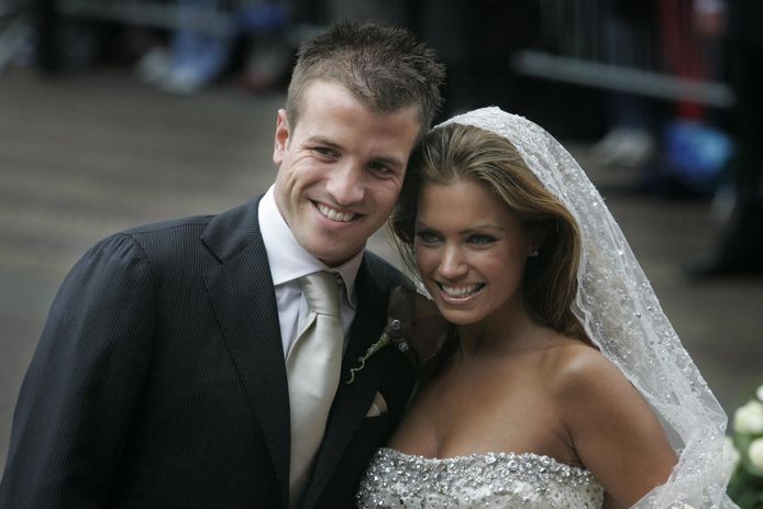 Rafael en Sylvie tijdens hun huwelijk in 2005.