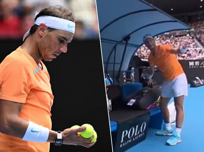 Meteen ergernis bij Rafael Nadal op Australian Open over... de handdoeken én een verdwenen racket