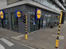 Brand in container van Lidl in Gent, grote rookwolk te bemerken