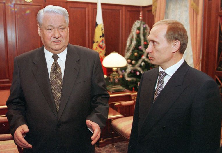 In 1999 met Boris Jeltsin. Beeld epa