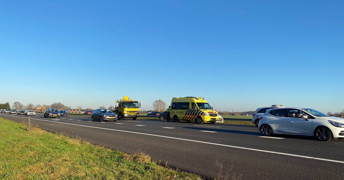 Gewonde bij botsing op A28 bij Putten.