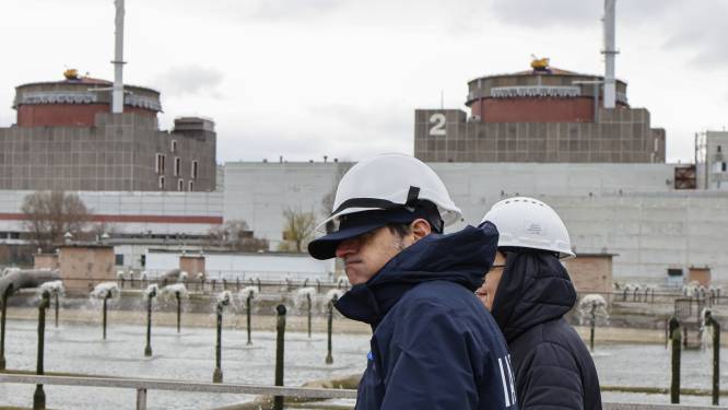 Baas van Atoomagentschap bezoekt opnieuw bezette kerncentrale in Oekraïne: “Veiligheidssituatie niet verbeterd”