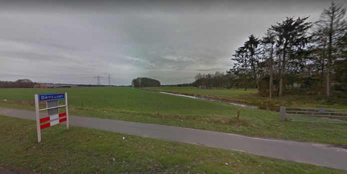 Blik vanaf de Raalterweg, net buiten Deventer, op het gebied in Schalkhaar waar de gemeente plannen wil ontwikkelen voor woningbouw.