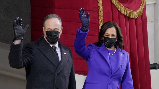 Man Kamala Harris zegt eigen carrière zonder morren vaarwel