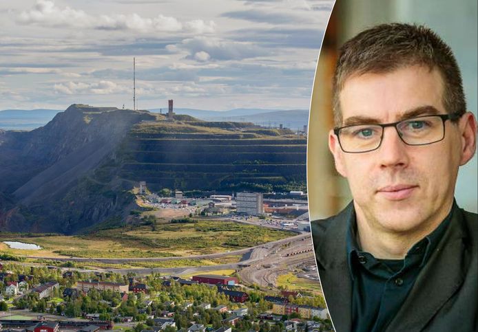 Professor Peter Jan Jones bezocht al de bestaande ijzerertsmijn van Kiruna.