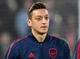 Mesut Özil in dienst van Arsenal.