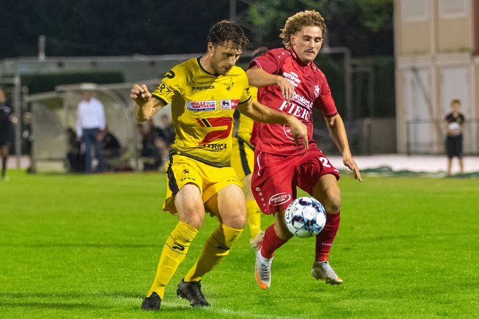 Amarildo Gjoka (r.) wil met SK Ronse in schoonheid eindigen dit seizoen.