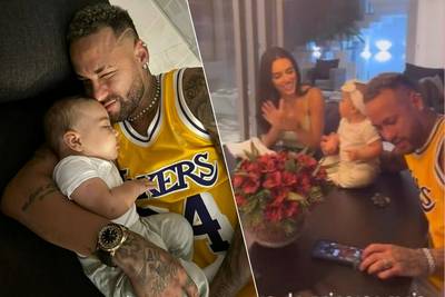 Zélfs op feestje van dochtertje speelt Neymar poker, en dat komt hem op kritiek te staan