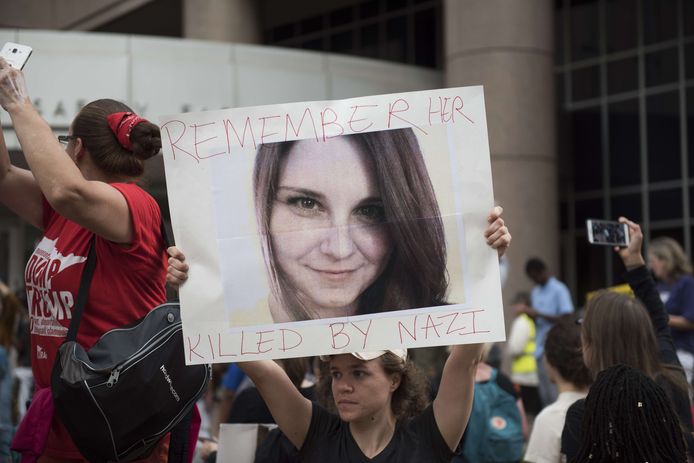 De 32-jarige Heather Heyer kwam om het leven toen een nazi-sympathisant was ingereden op een groep tegenbetogers.