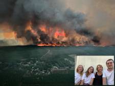 Familie Geene uit Goes vlucht voor bosbrand in Frankrijk: ‘Ja, het was ’s nachts wel eng’