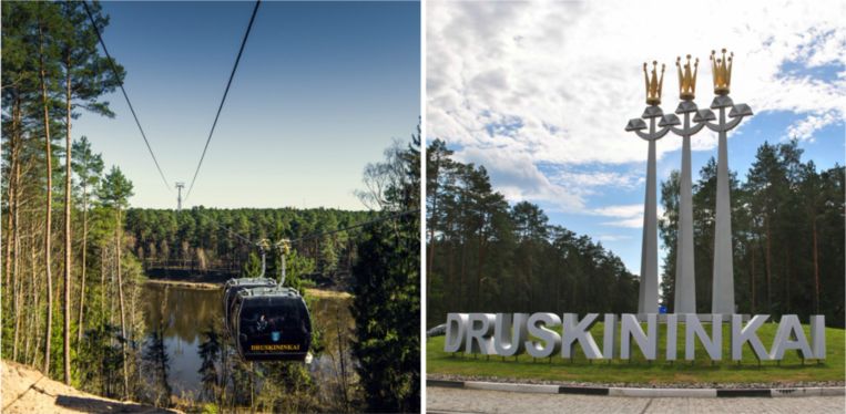 Toeristische beelden van Druskininkai. Beeld Druskininkai Municipality