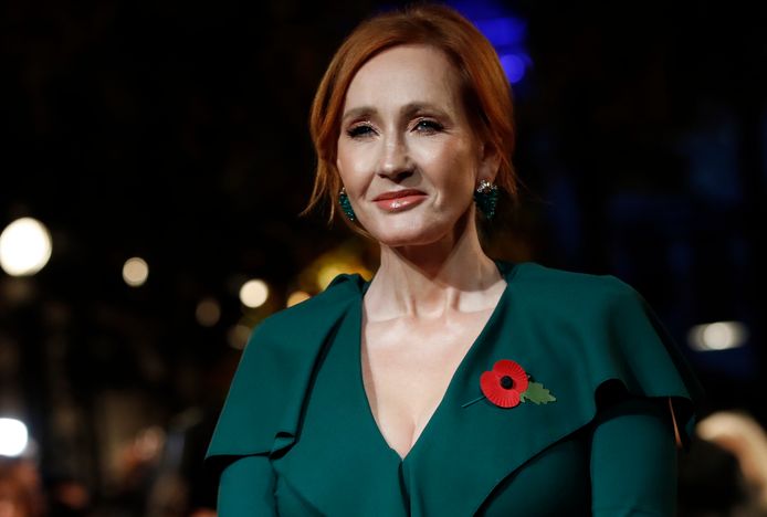 J.K. Rowling op de wereldpremière van de film ‘Fantastic Beasts: The Crimes of Grindelwald’ op 8 november 2018 in Parijs.