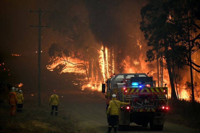 De Australische brandweer probeert ook vandaag weer te doen wat het kan.