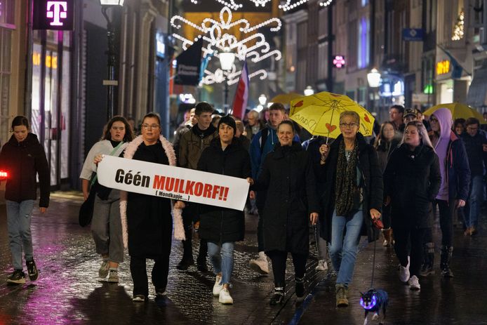 Zo’n 200 mensen liepen vorige week zaterdag mee in demonstratieve wandelingen tegen coronamaatregelen.