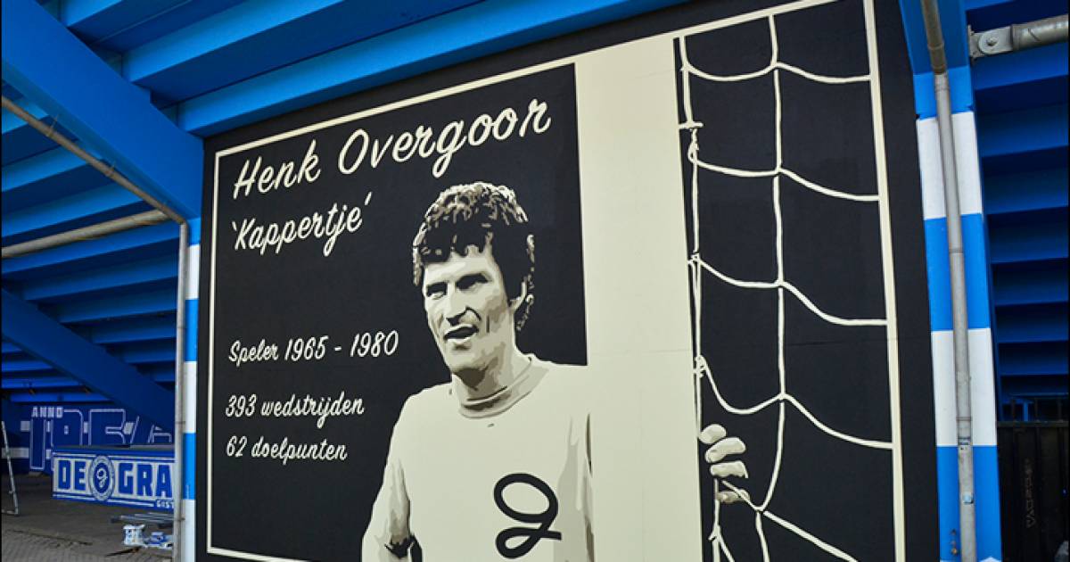 Eerbetoon Voor De Graafschap Icoon Kappertje Overgoor Wandschildering Op De Vijverberg De Graafschap Gelderlander Nl