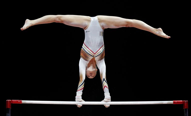 Nina Derwael Pakt Goud En Zilver Op Ek Gymnastiek In Glasgow De Morgen