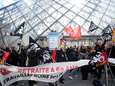 Louvre houdt deuren gesloten door protest tegen pensioenhervormingen in Frankrijk