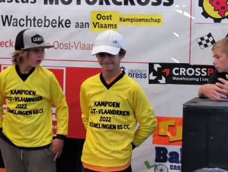 Ziggy De Bruyne (13) is Belgisch kampioen motorcross