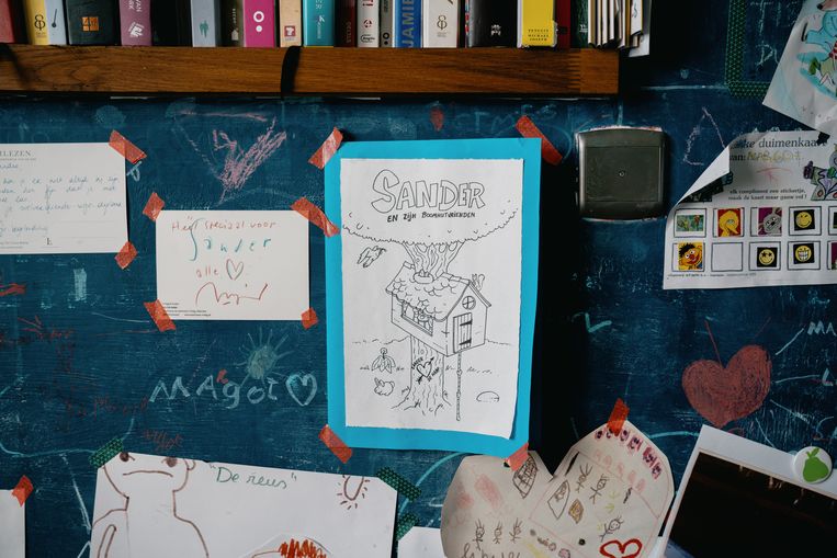 Een plekje voor Sander. Beeld Wouter Van Vooren