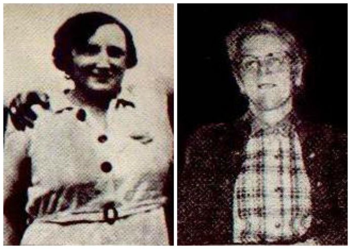 Mary Hogan en Bernice Worden.