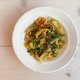 De Volkskeuken: Pasta met groene asperges en vegetarische kipstukjes
