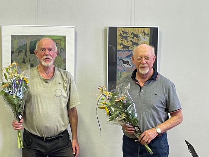 Henk Reints (l) en Anton Fransen