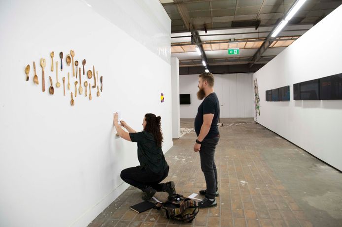 Juist daarom waren de studenten zo goed op hun plek in Atelier Rozenstraat, een atelierruimte van de Fontys Hogeschool voor de Kunsten (FHK).