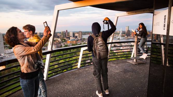 Kersverse eigenaar viel als een blok voor het uitzicht vanaf Euromast: ‘Dat is echt heel spectaculair’