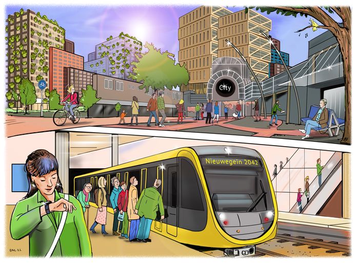 Nieuwegein in 2042.