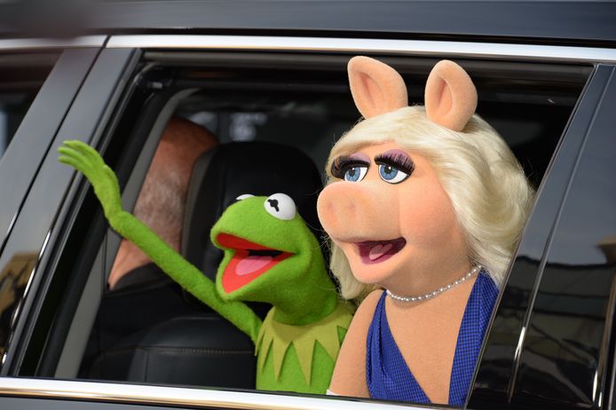 Kermit en Miss Piggy zijn in feite Disneyfiguurtjes.